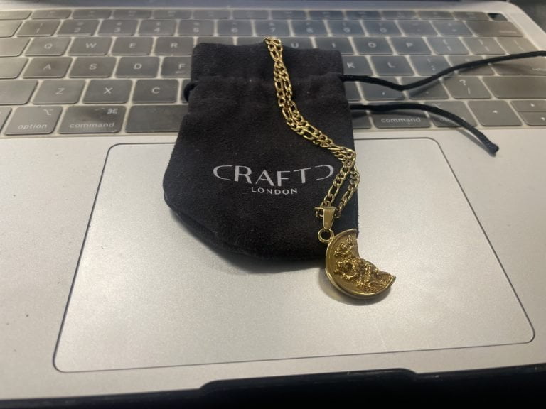 Craftd London St Christopher Gold pendant. Part of the Craftd London review