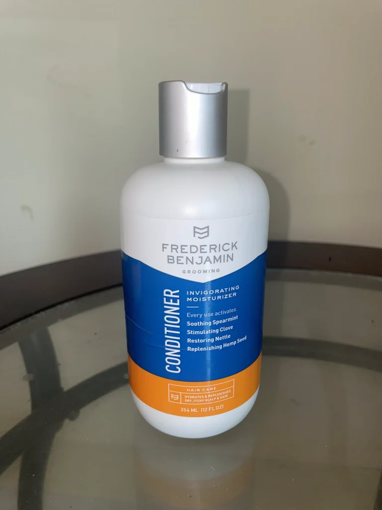 The Conditioner - Invigorating Moisturizer, is sold by Frederick Benjamin Grooming.