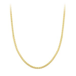 The 20” Box Neck Chain in 14K Yellow Gold, 1.8mm from Fred Meyer Jewelers, recommended by Tyler Jurelle, a men's fashion and lifestyle creator.