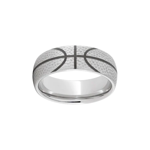 Tyler Jurelle's pick: 8mm Basketball Band in Serinium® from Fred Meyer Jewelers.