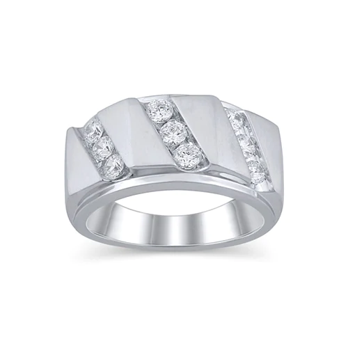 Discover the Men's 1 ct. tw. Diamond Ring in 10K White Gold from Fred Meyer Jewelers, endorsed by Tyler Jurelle.