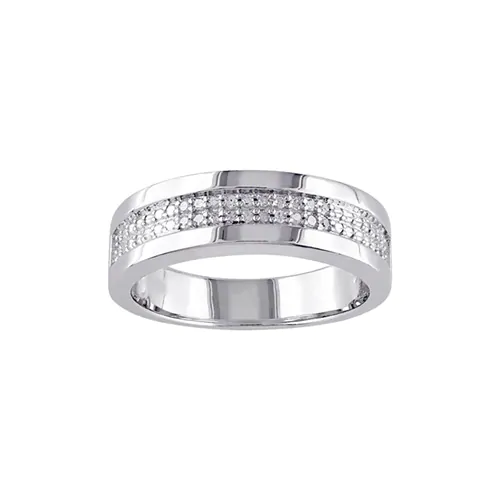 Fred Meyer Jewelers' Men's 1/10 ct. tw. Diamond Fashion Ring in Sterling Silver, praised by men's fashion expert Tyler Jurelle.