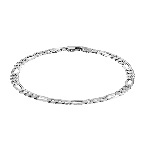 The Men's Diamond Cut 8.5" Figaro Bracelet in Sterling Silver from Fred Meyer Jewelers, selected by men's fashion creator Tyler Jurelle.