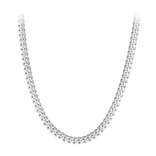 Elevate your fashion with the PRIMO Elite® Men's 24" Miami Cuban Neck Chain in Sterling Silver 6.2mm from Fred Meyer Jewelers, endorsed by Tyler Jurelle.