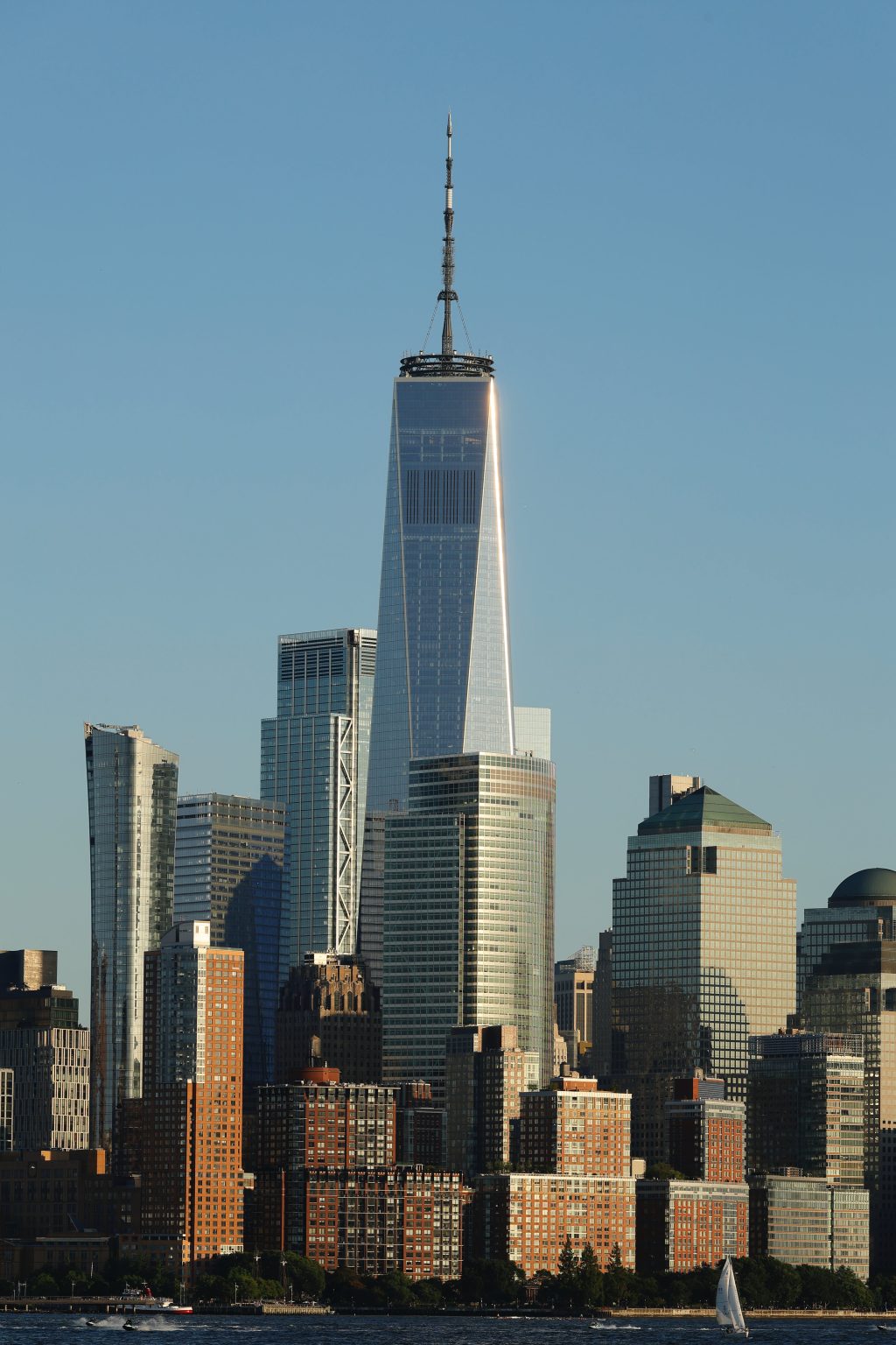 One World Trade Center in Lower Manhattan, New York.