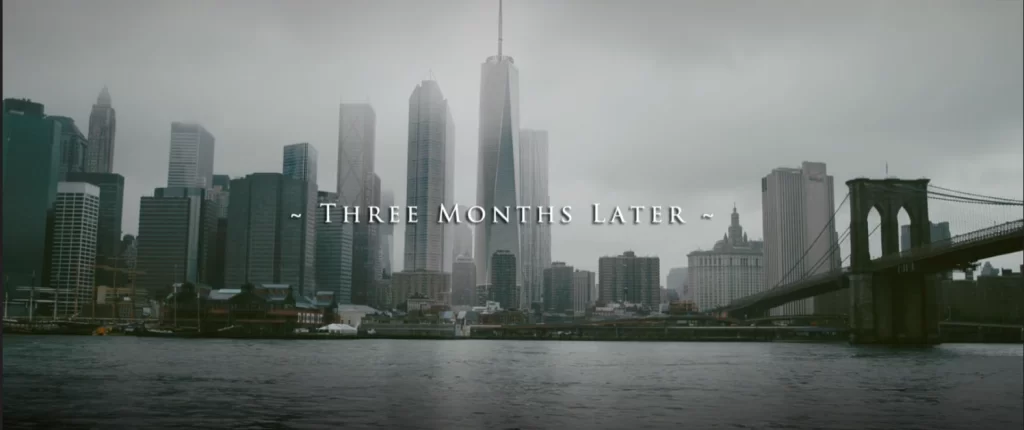 The original 2006 design for the new 2 World Trade Center featured in the film Iron Sky. Released in 2012, Iron Sky takes place in 2018.
