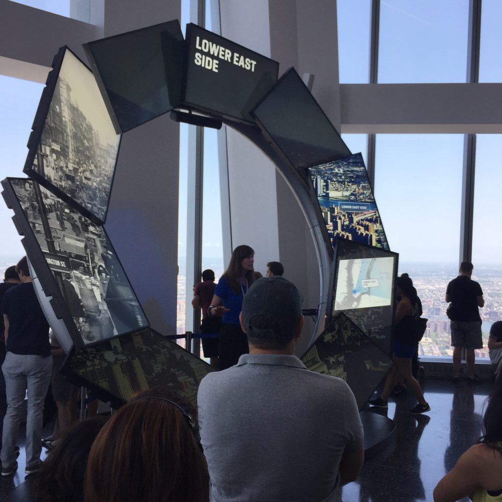One World Observatory screens